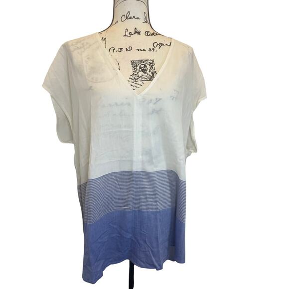 NEW J.CREW DOLMAN TUNIC SHIRT SZ XL RELAXED FIT COASTAL CHIC - Picture 5 of 15